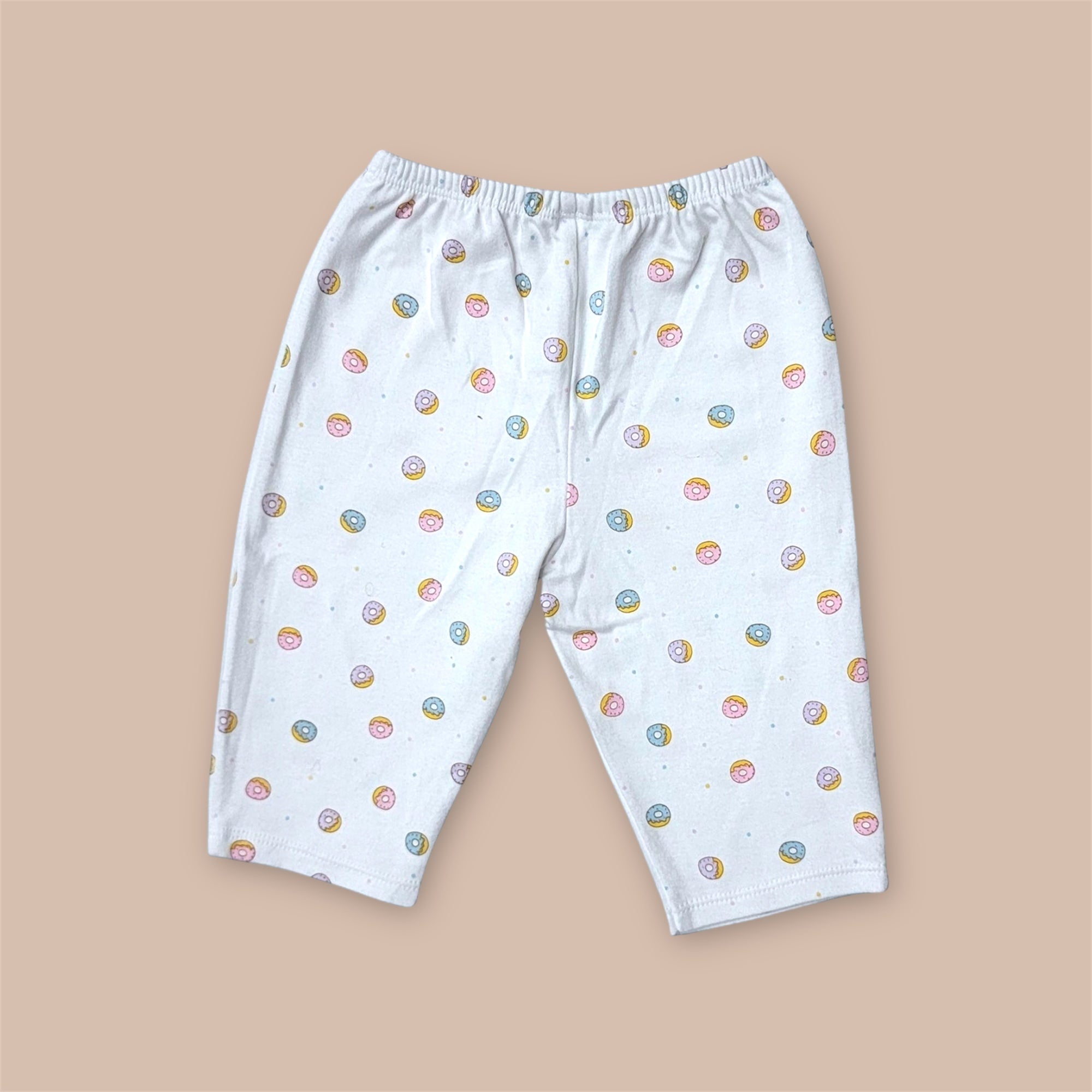 Donut Printed Full Sleeves Shirt and Pajama Set