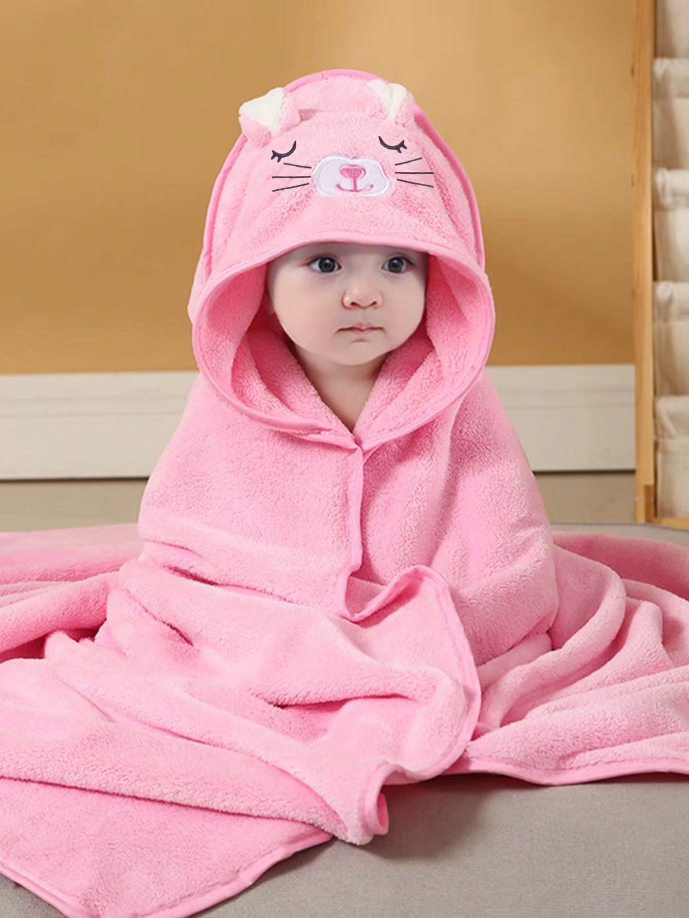 Baby Bath Hooded Towel Blanket