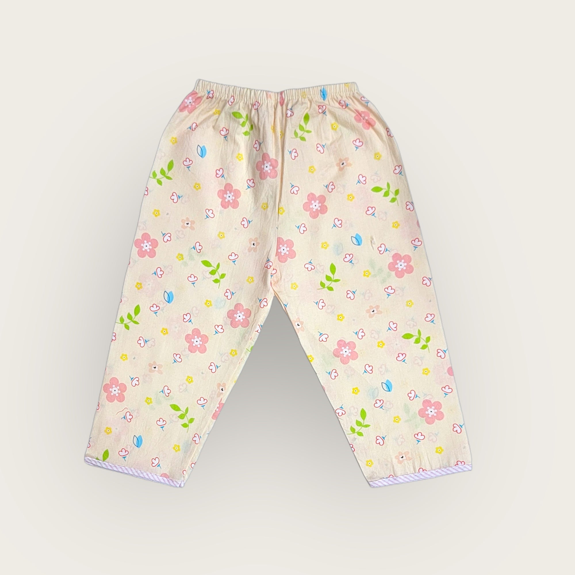 Floral Print Full Sleeves Cotton Shirt and Pajama Set