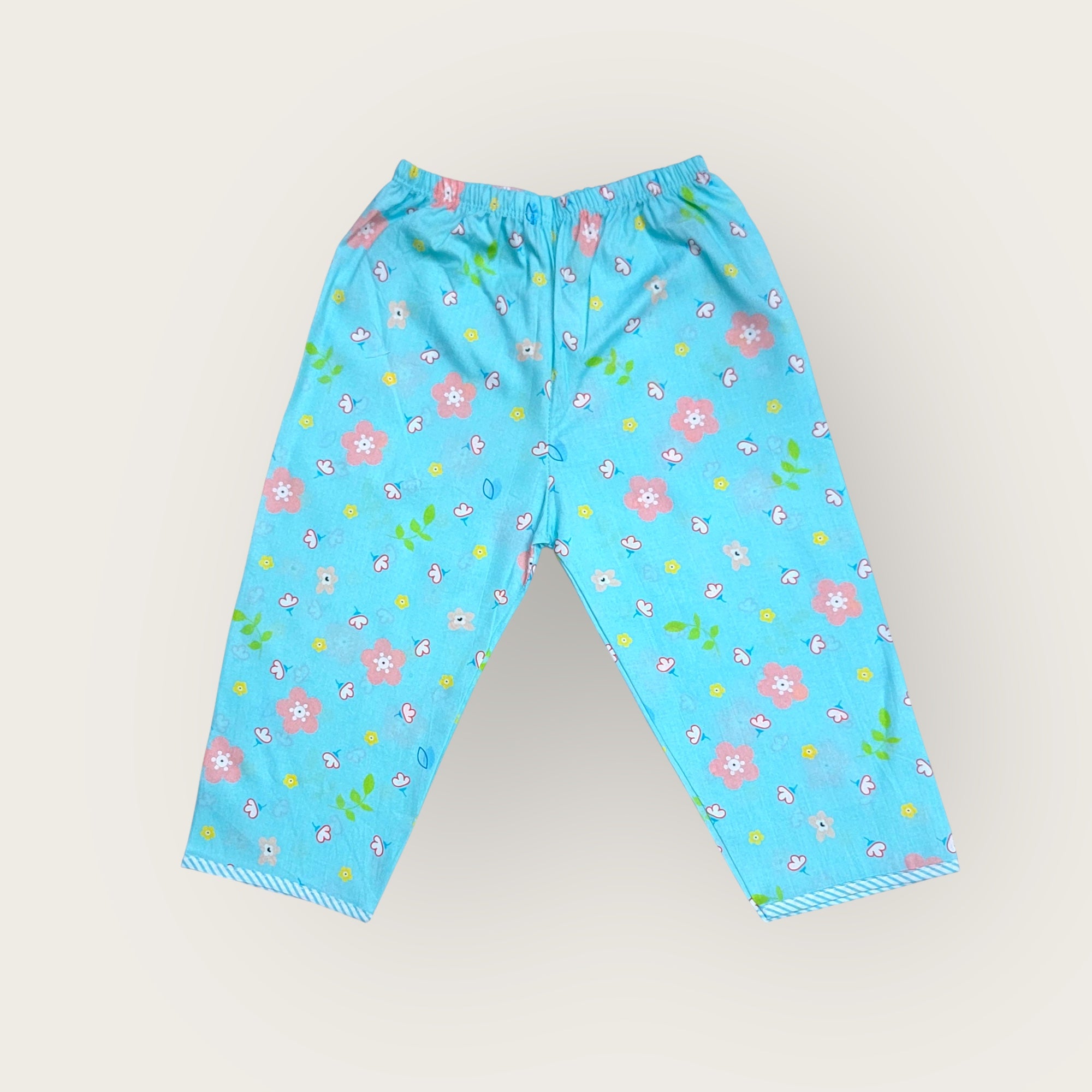 Floral Print Full Sleeves Cotton Shirt and Pajama Set
