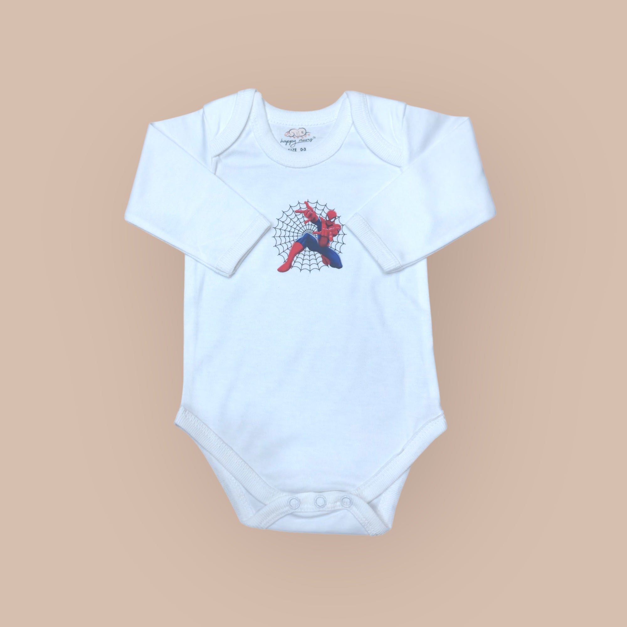 Spiderman Printed Full Sleeves Body Suit