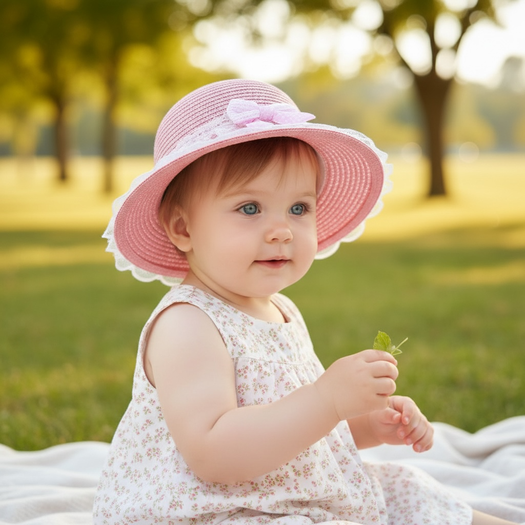 Baby Girl Frill Summer Hat