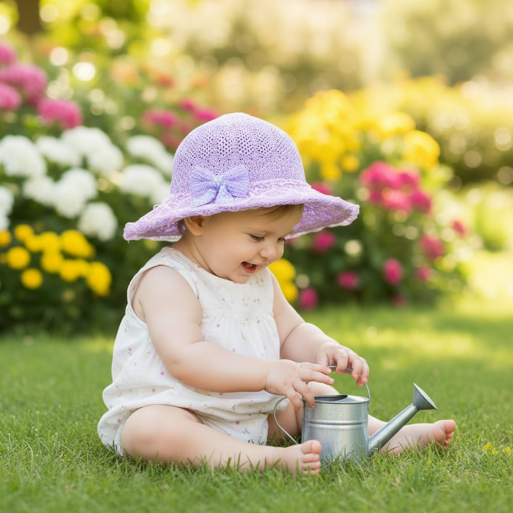 Baby Girl Frill Summer Hat