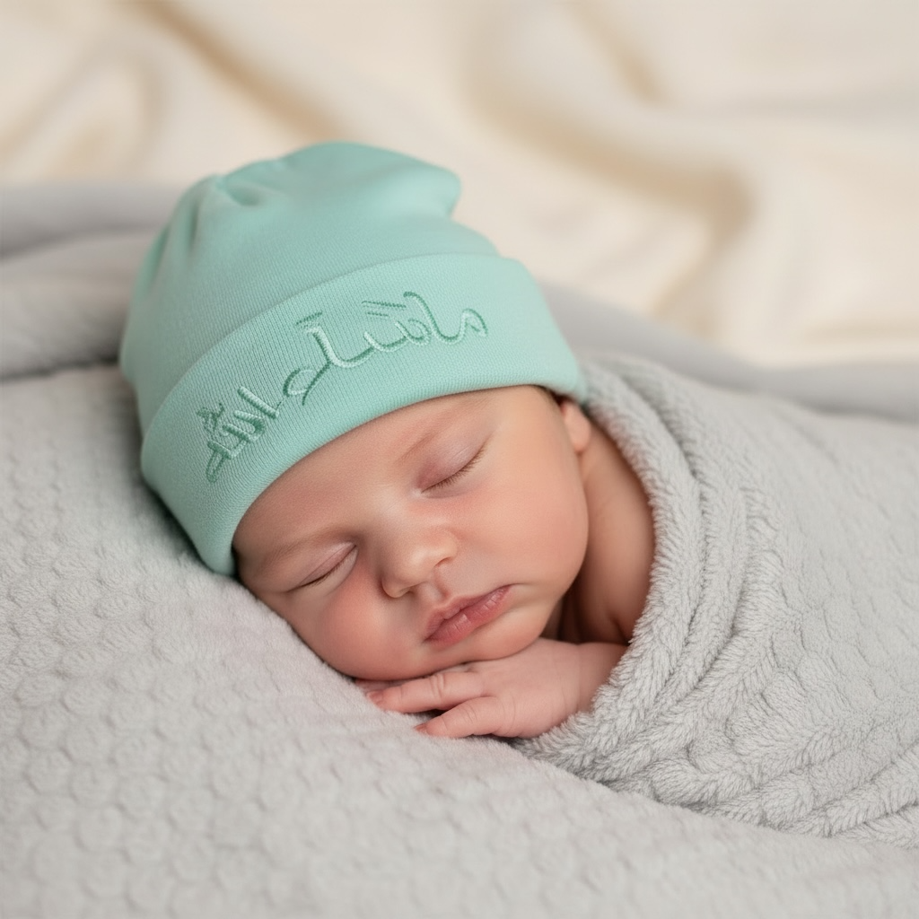 Mashallah Embroidered Baby Cap