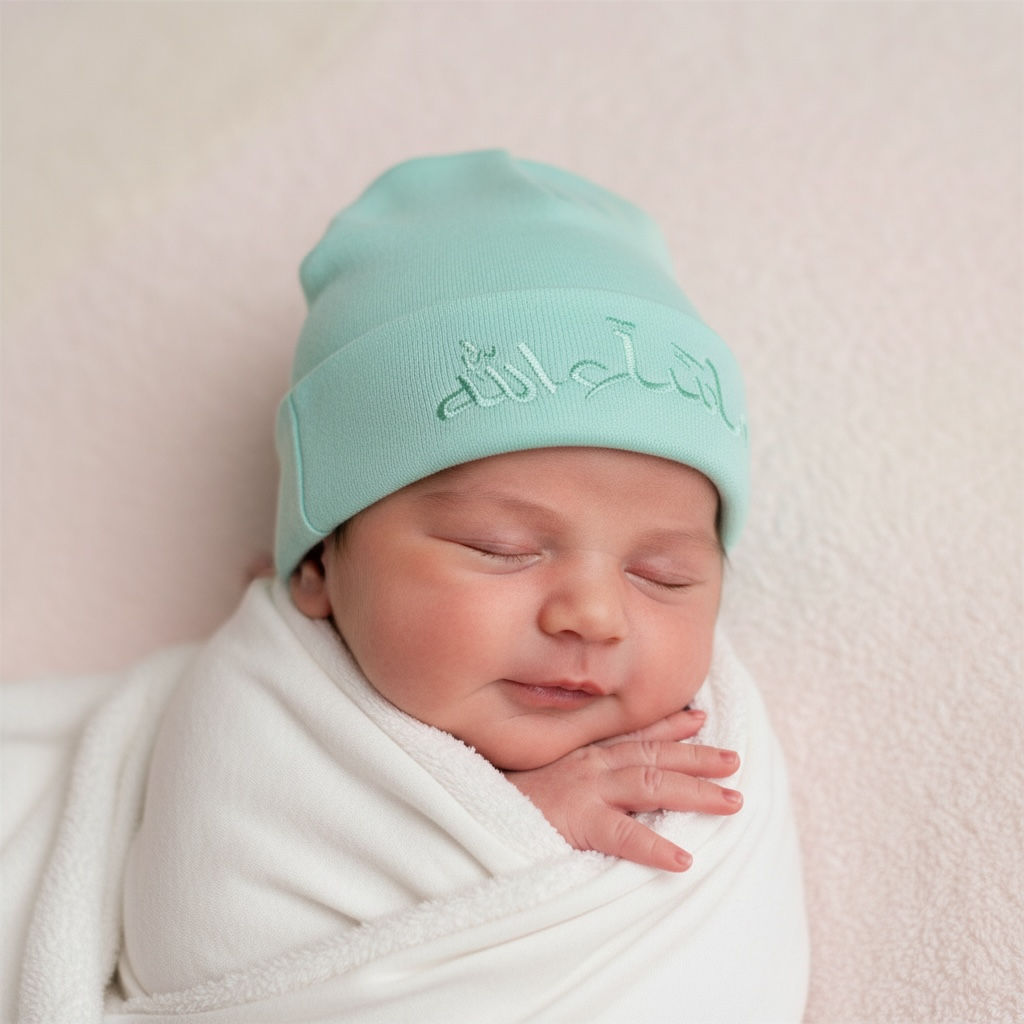 Mashallah Embroidered Baby Cap